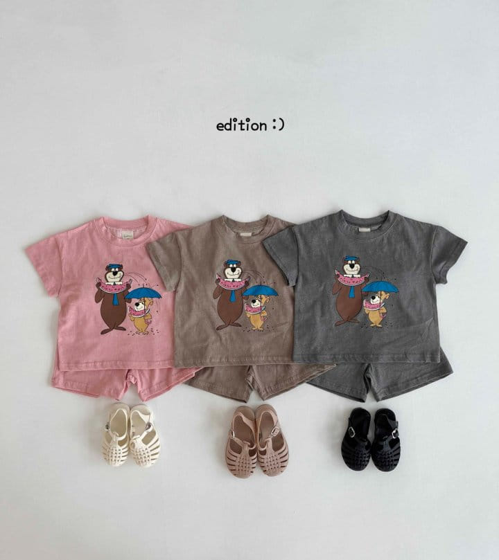 Edition - Korean Children Fashion - #childrensboutique - Pigment Top Bottom Set