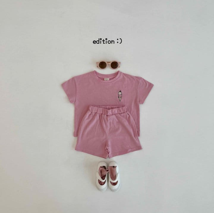 Edition - Korean Children Fashion - #fashionkids - Icecream Muzi Top Bottom Set - 5