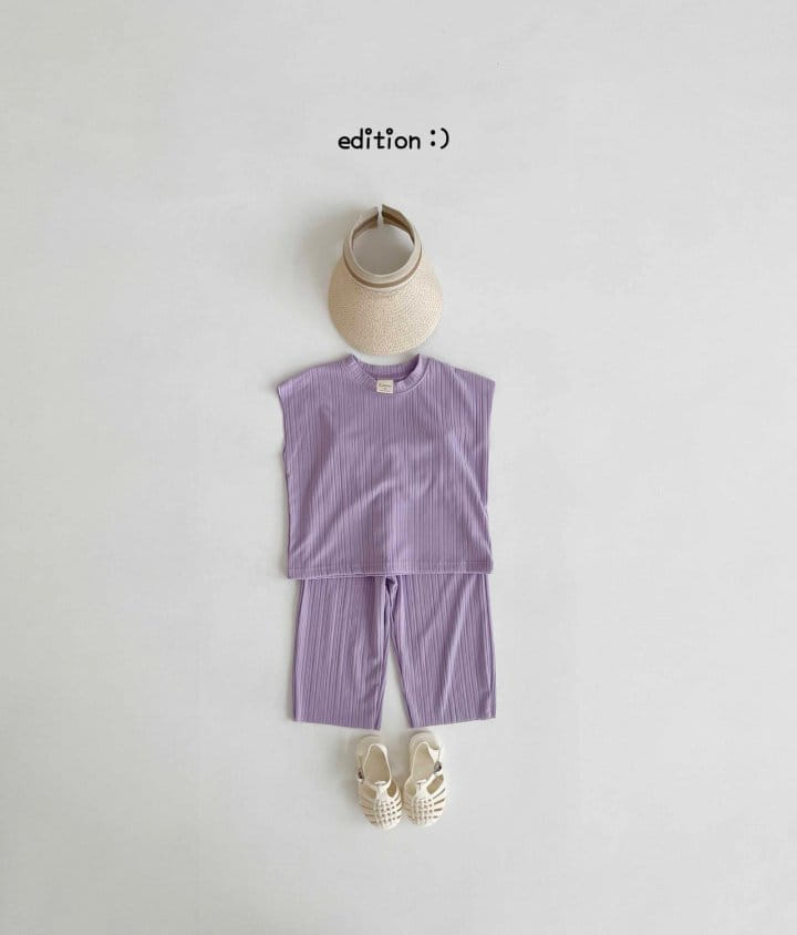 Edition - Korean Children Fashion - #kidsshorts - Pleats Top Bottom Set - 4