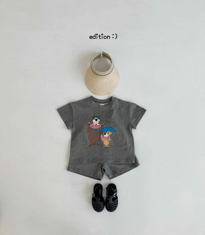 Edition - Korean Children Fashion - #kidzfashiontrend - Pigment Top Bottom Set - 7