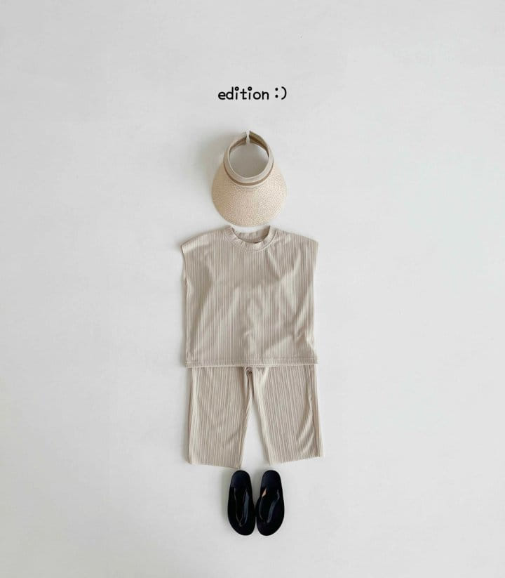 Edition - Korean Children Fashion - #kidzfashiontrend - Pleats Top Bottom Set - 5