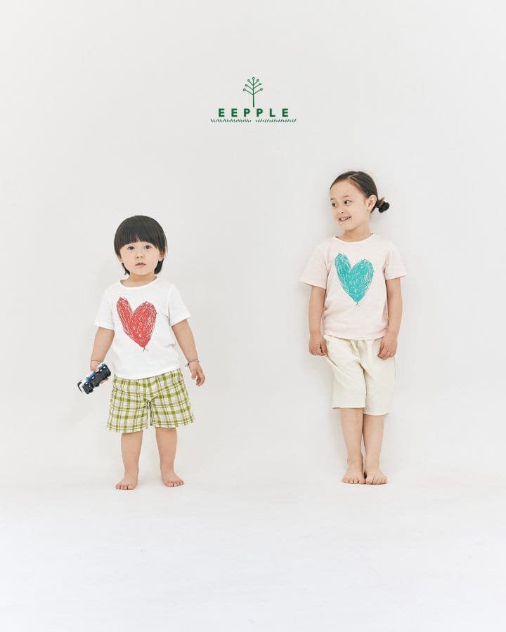 Eepple - Korean Children Fashion - #Kfashion4kids - Heart Shu Tee - 9