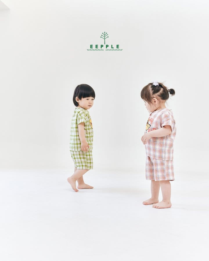 Eepple - Korean Children Fashion - #designkidswear - Sop Check Pants - 2