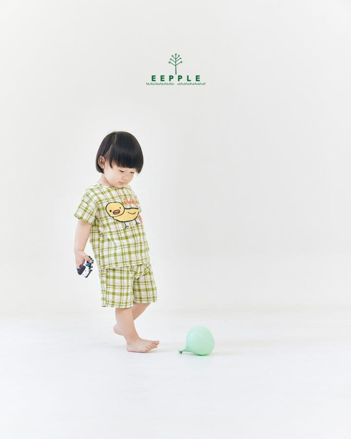 Eepple - Korean Children Fashion - #discoveringself - Sop Check Pants - 3