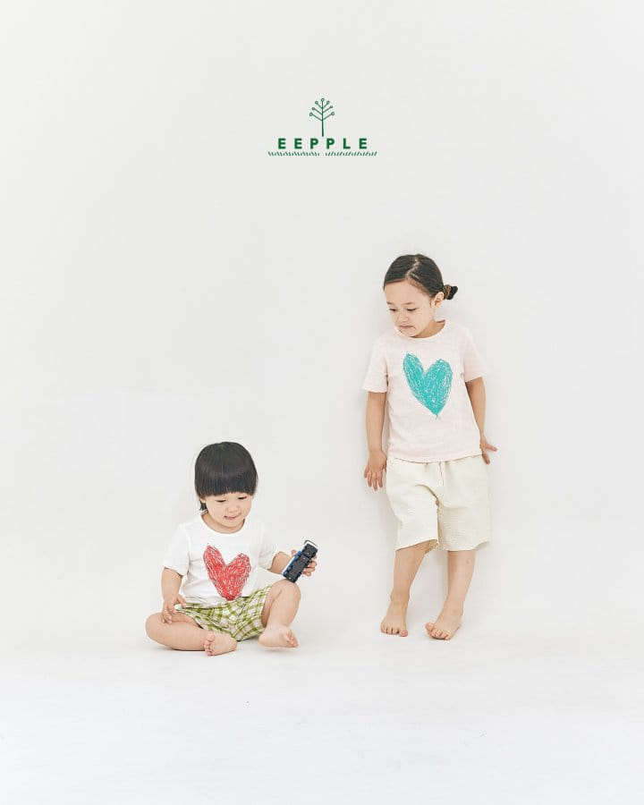 Eepple - Korean Children Fashion - #fashionkids - Heart Shu Tee - 5