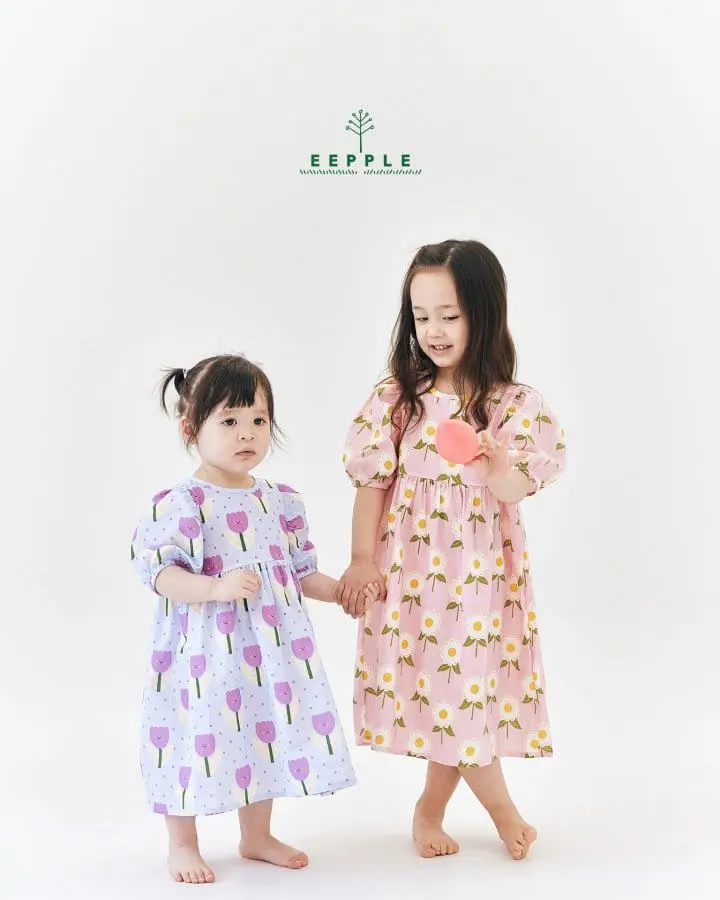 Eepple - Korean Children Fashion - #fashionkids - Anpang Puff One-Piece - 6