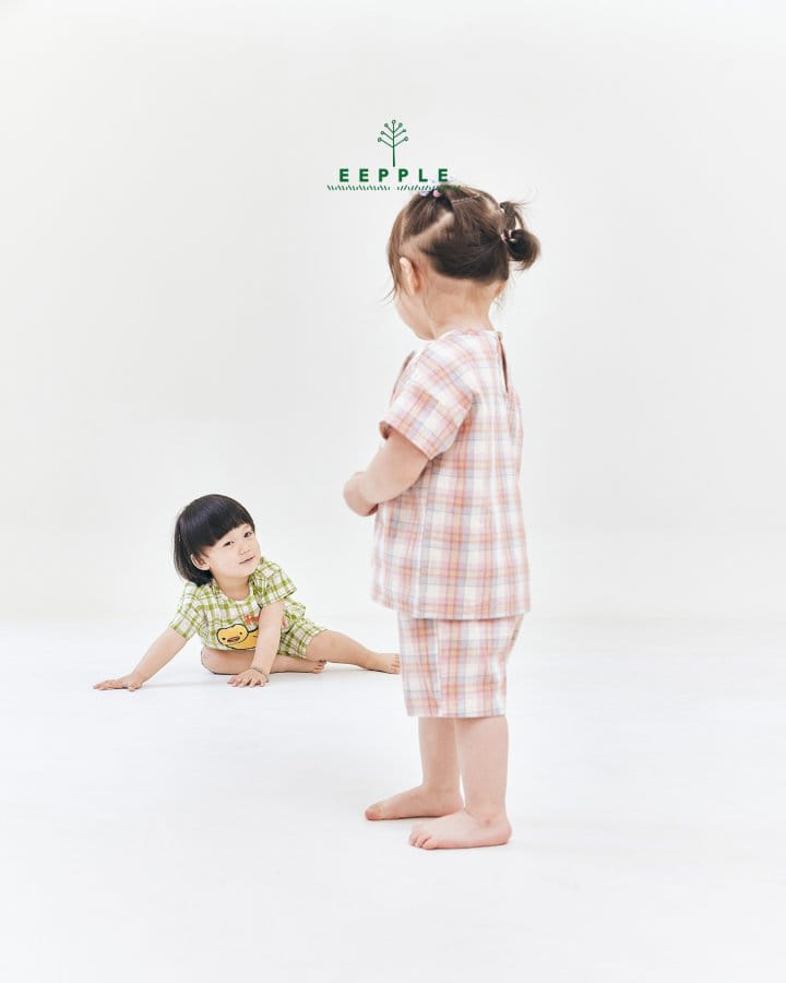 Eepple - Korean Children Fashion - #discoveringself - Sop Check Pants - 4