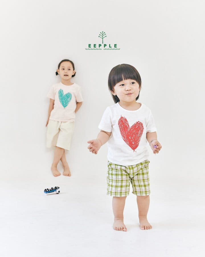 Eepple - Korean Children Fashion - #kidsstore - Heart Shu Tee - 7