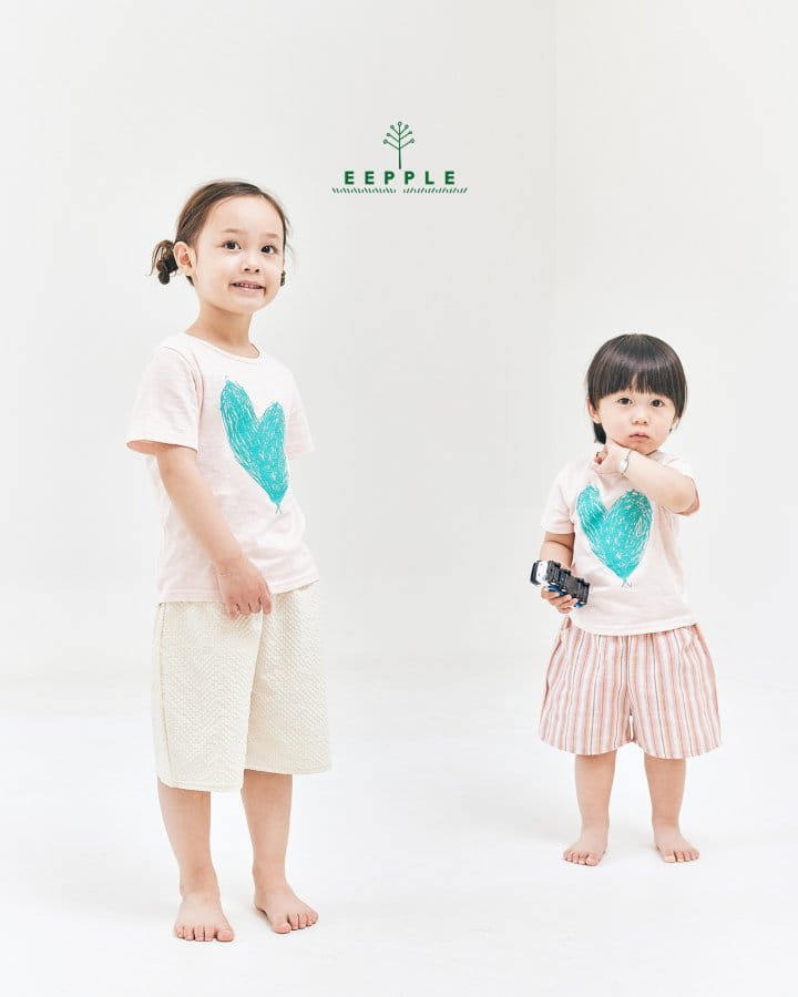 Eepple - Korean Children Fashion - #magicofchildhood - Heart Shu Tee - 11