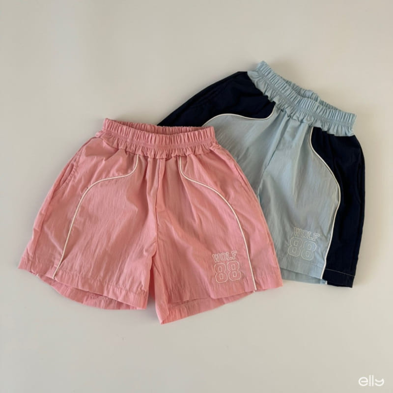 Ellymolly - Korean Children Fashion - #Kfashion4kids - Wolf Line Shorts - 2