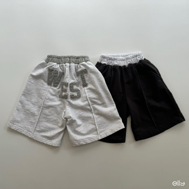 Ellymolly - Korean Children Fashion - #designkidswear - West Color Shorts - 2