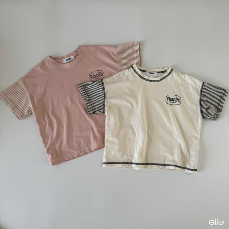 Ellymolly - Korean Children Fashion - #discoveringself - Friends Mix Tee - 2