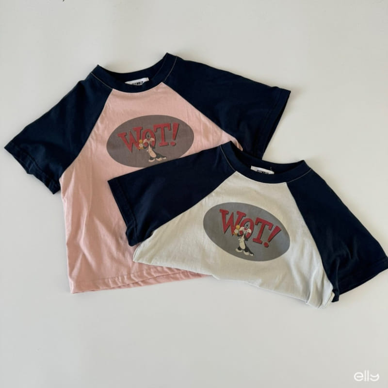 Ellymolly - Korean Children Fashion - #kidsshorts - Watt Raglan Tee - 2