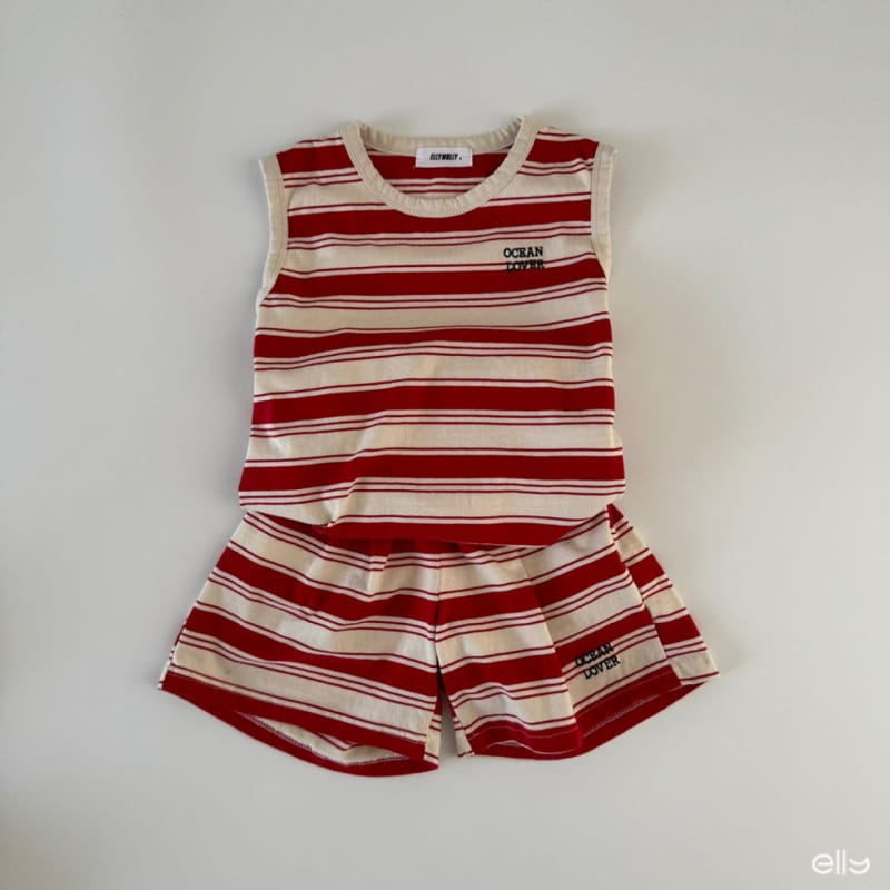 Ellymolly - Korean Children Fashion - #toddlerclothing - Ocean Abang Shorts - 10