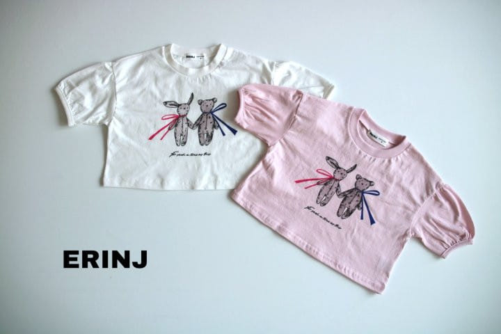 Erin J - Korean Children Fashion - #Kfashion4kids - Bear Shirring Tee - 2