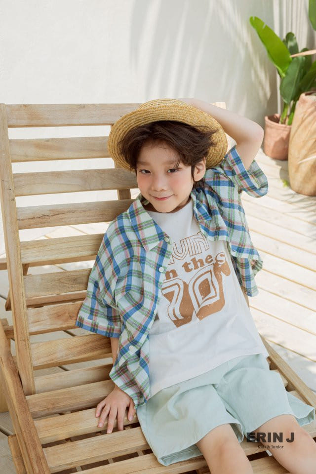 Erin J - Korean Children Fashion - #Kfashion4kids - Check Shirt - 2