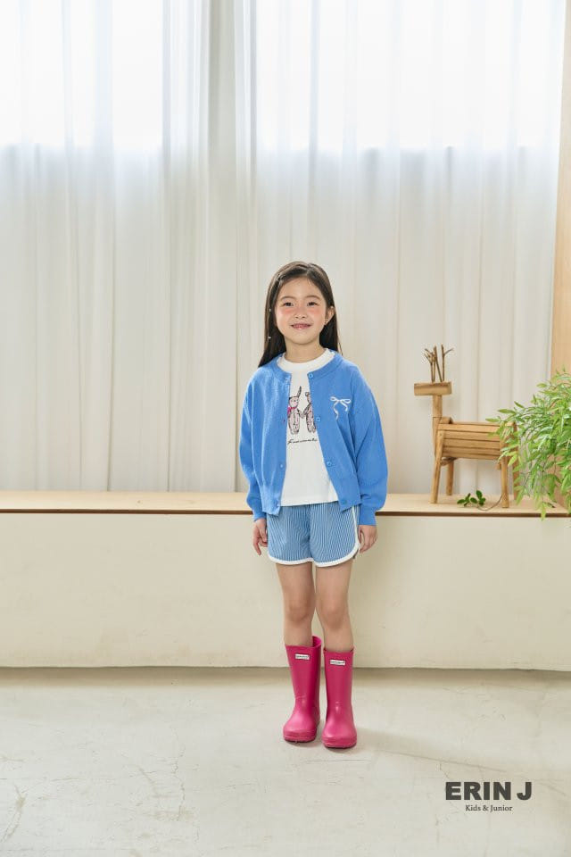 Erin J - Korean Children Fashion - #childrensboutique - Bear Shirring Tee - 11