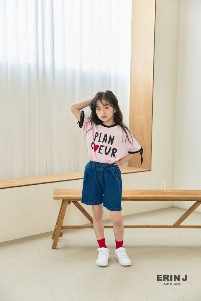 Erin J - Korean Children Fashion - #designkidswear - Heart Ribbon Tee - 7