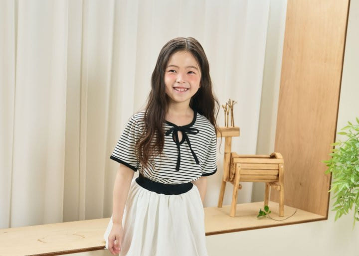 Erin J - Korean Children Fashion - #discoveringself - Rib Ribbon Tee - 11