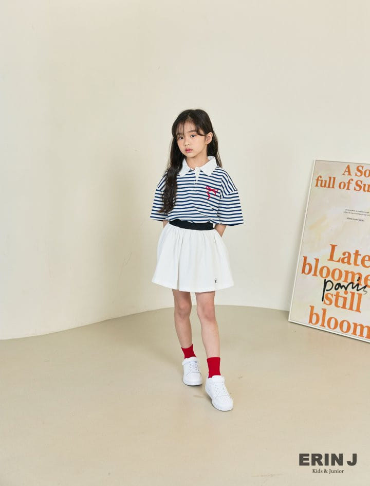 Erin J - Korean Children Fashion - #fashionkids - Ribbon Collar Tee - 11