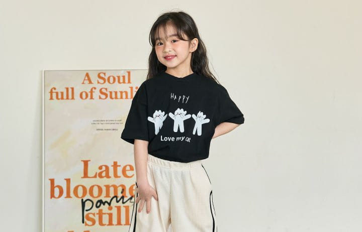 Erin J - Korean Children Fashion - #fashionkids - Love Cat Tee - 10