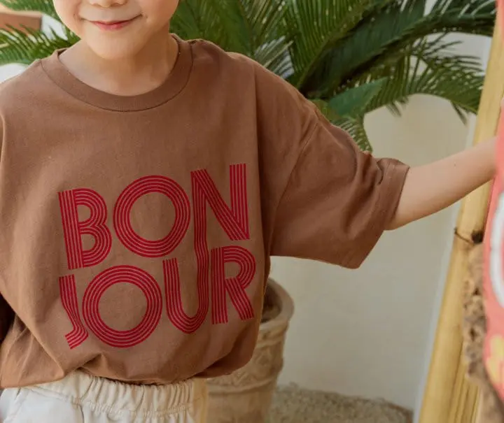 Erin J - Korean Children Fashion - #fashionkids - Bonjour Tee - 9