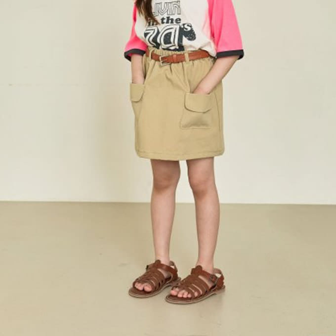 Erin J - Korean Children Fashion - #fashionkids - Pocket Skirt