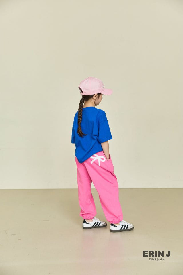 Erin J - Korean Children Fashion - #kidsshorts - Ribbon Jogger Pants - 3