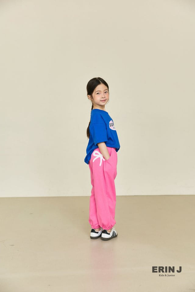 Erin J - Korean Children Fashion - #kidsshorts - Ribbon Jogger Pants - 4