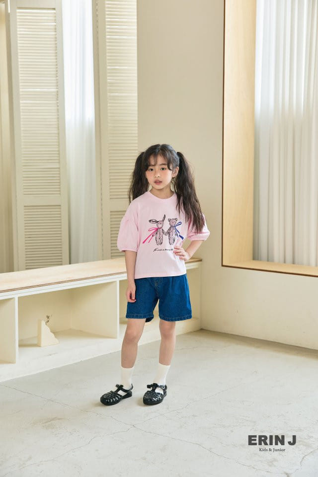 Erin J - Korean Children Fashion - #littlefashionista - Bear Shirring Tee - 4