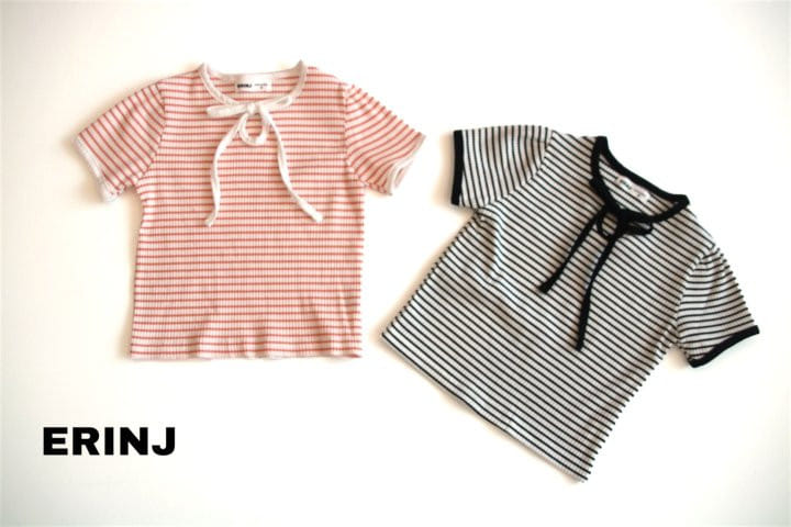 Erin J - Korean Children Fashion - #magicofchildhood - Rib Ribbon Tee - 2