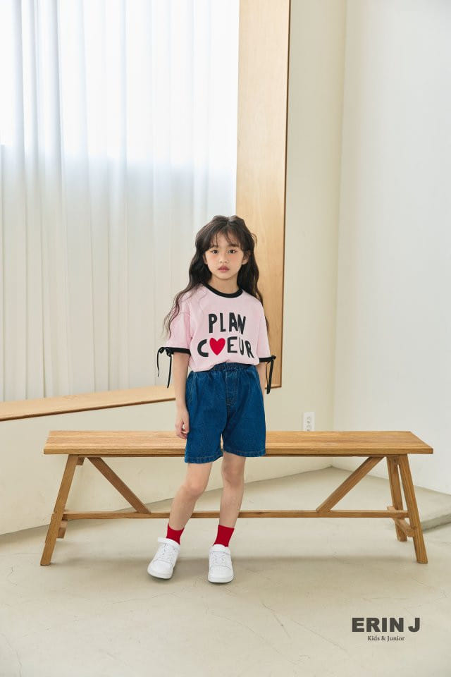 Erin J - Korean Children Fashion - #toddlerclothing - Heart Ribbon Tee - 4