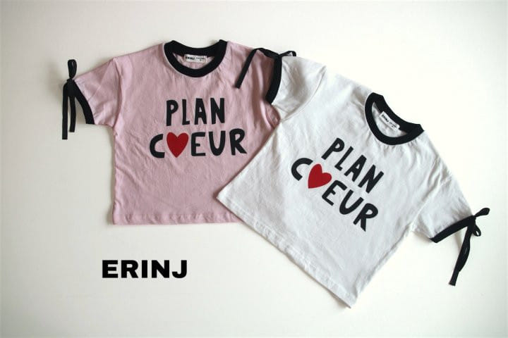 Erin J - Korean Children Fashion - #todddlerfashion - Heart Ribbon Tee - 2