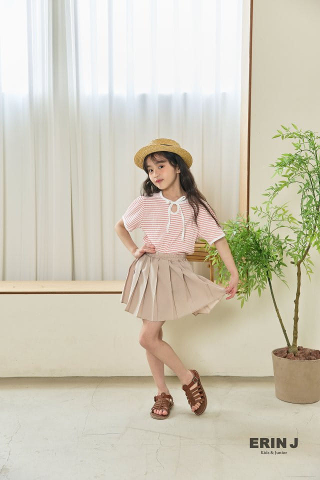 Erin J - Korean Children Fashion - #toddlerclothing - Rib Ribbon Tee - 6