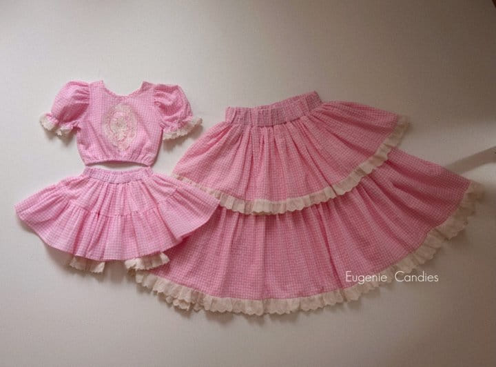 Eugenie Candies - Korean Children Fashion - #minifashionista - Jen Top Bottom Set With Mom