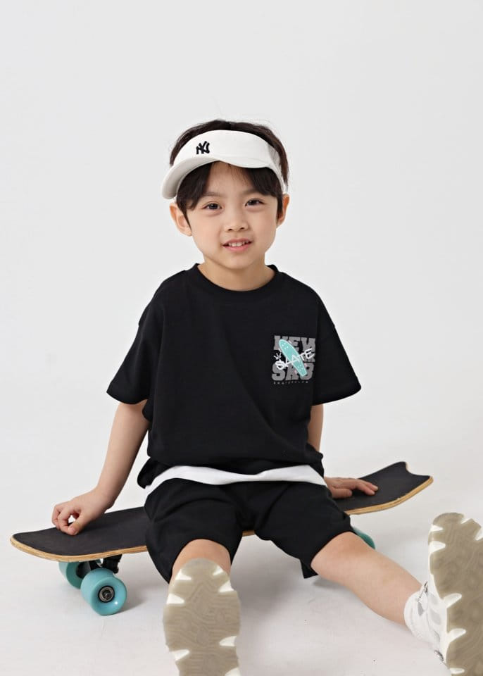 Fashion King - Korean Children Fashion - #Kfashion4kids - Skate Club Layered Top Bottom Set - 9