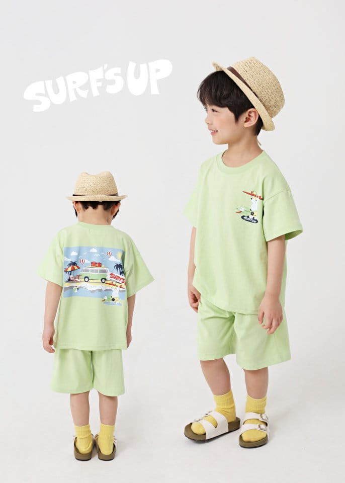 Fashion King - Korean Children Fashion - #designkidswear - Pola Suff Top Bottom Set