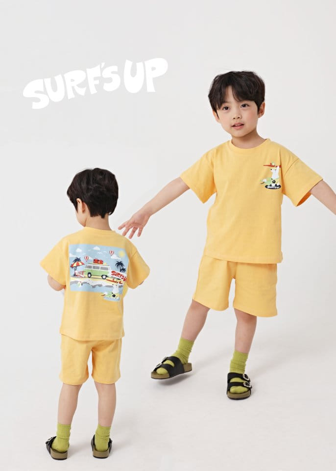 Fashion King - Korean Children Fashion - #discoveringself - Pola Suff Top Bottom Set - 2