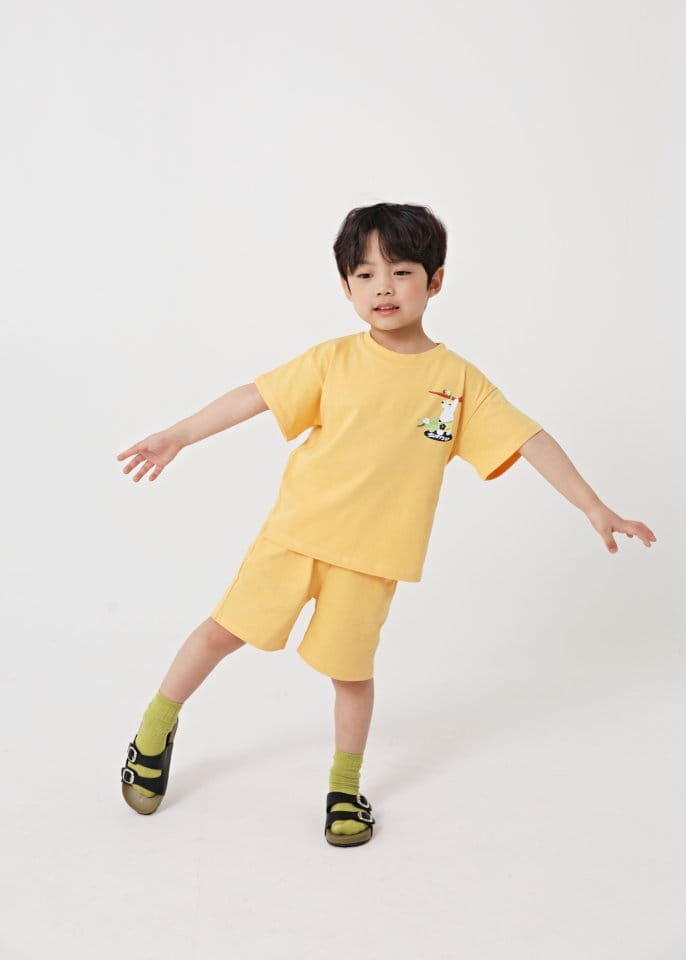 Fashion King - Korean Children Fashion - #fashionkids - Pola Suff Top Bottom Set - 3