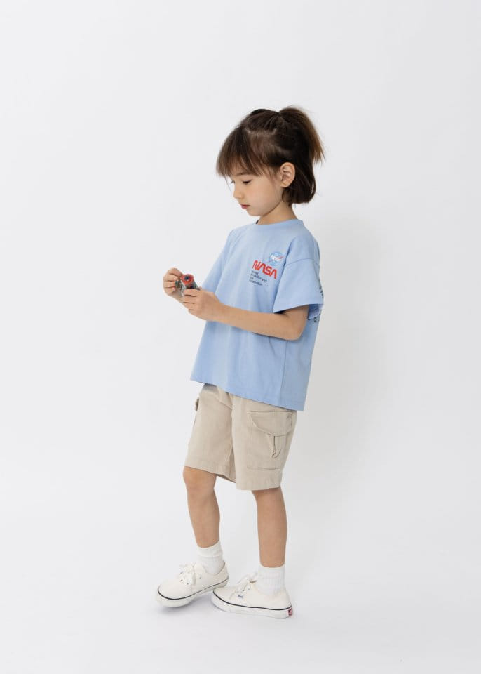 Fashion King - Korean Children Fashion - #kidsshorts - Nasa Tee - 7