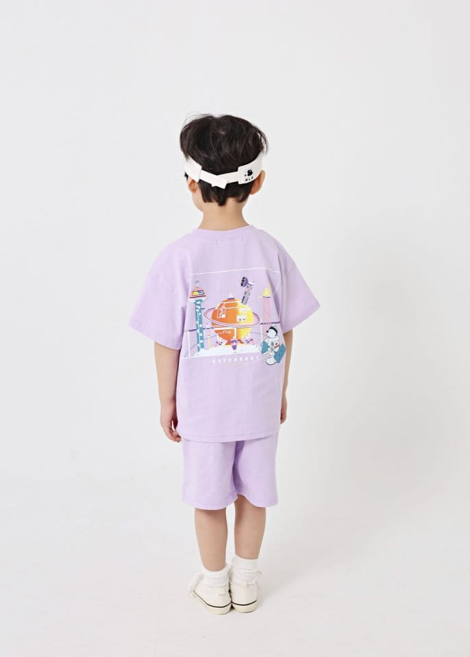 Fashion King - Korean Children Fashion - #kidzfashiontrend - Pola Nasa Top Bottom Set - 5