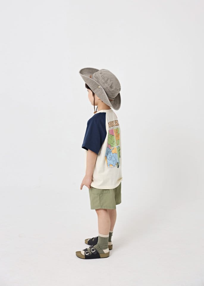 Fashion King - Korean Children Fashion - #kidzfashiontrend - Jurassic Park Color Top Bottom Set - 3