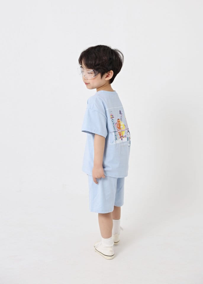 Fashion King - Korean Children Fashion - #magicofchildhood - Pola Nasa Top Bottom Set - 8