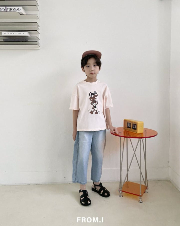 From I - Korean Children Fashion - #Kfashion4kids - Curved Denim Pants - 5