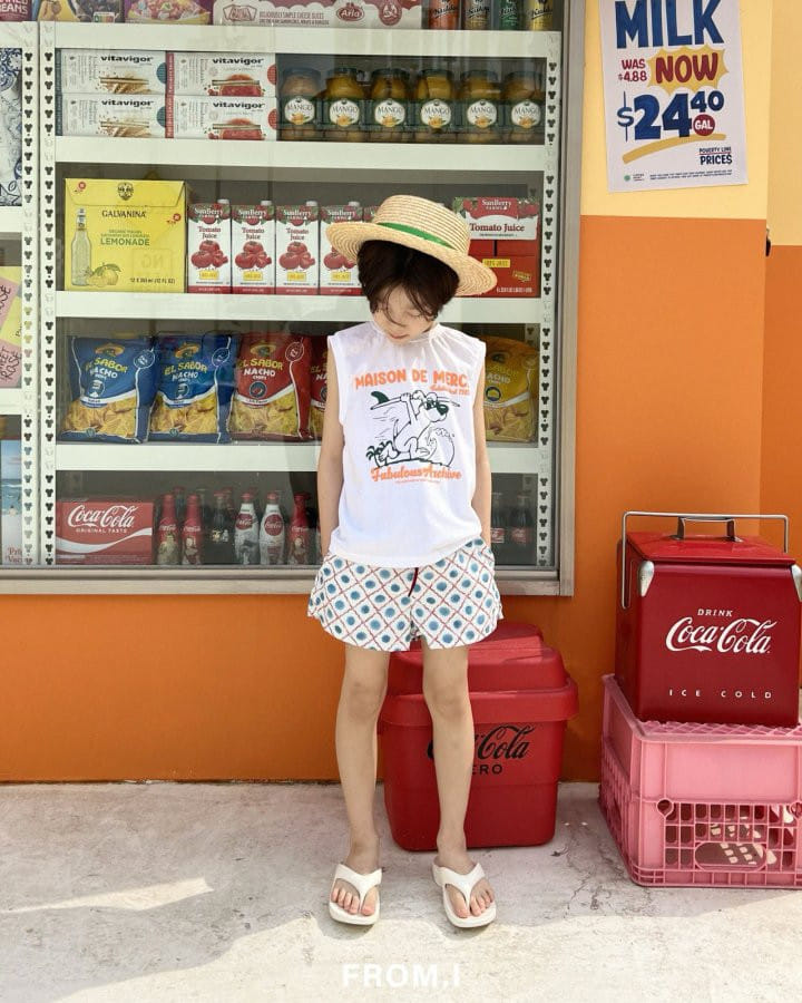 From I - Korean Children Fashion - #Kfashion4kids - Maisonde Sleeveless Tee - 3