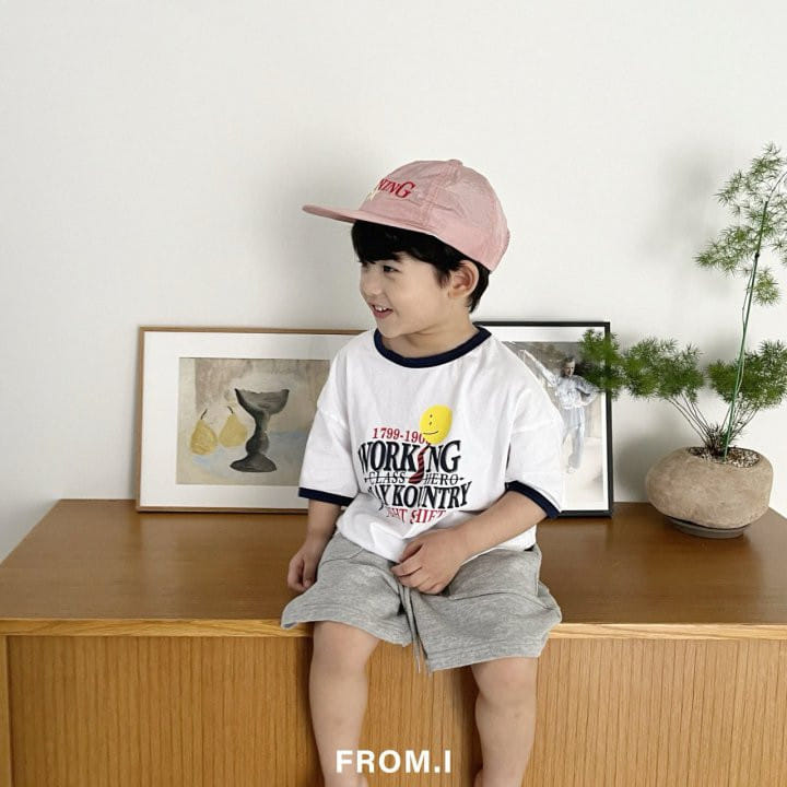 From I - Korean Children Fashion - #childofig - Working Short Sleeve Tee - 4