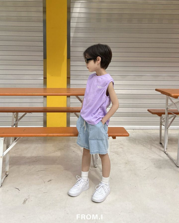 From I - Korean Children Fashion - #childofig - Palm Sleeveless Tee - 10