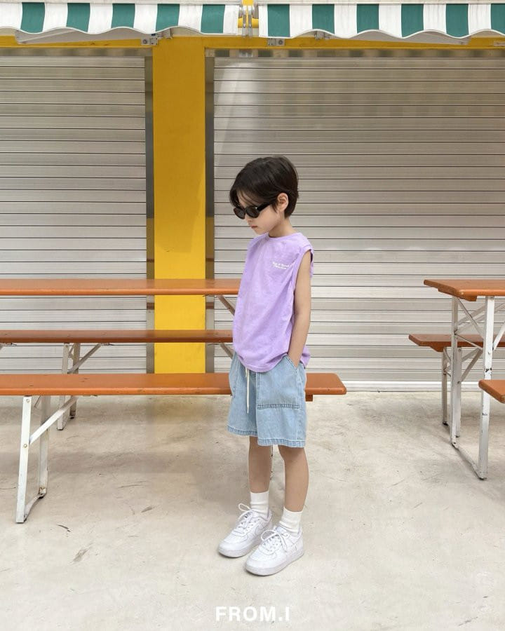 From I - Korean Children Fashion - #childrensboutique - Palm Sleeveless Tee - 11