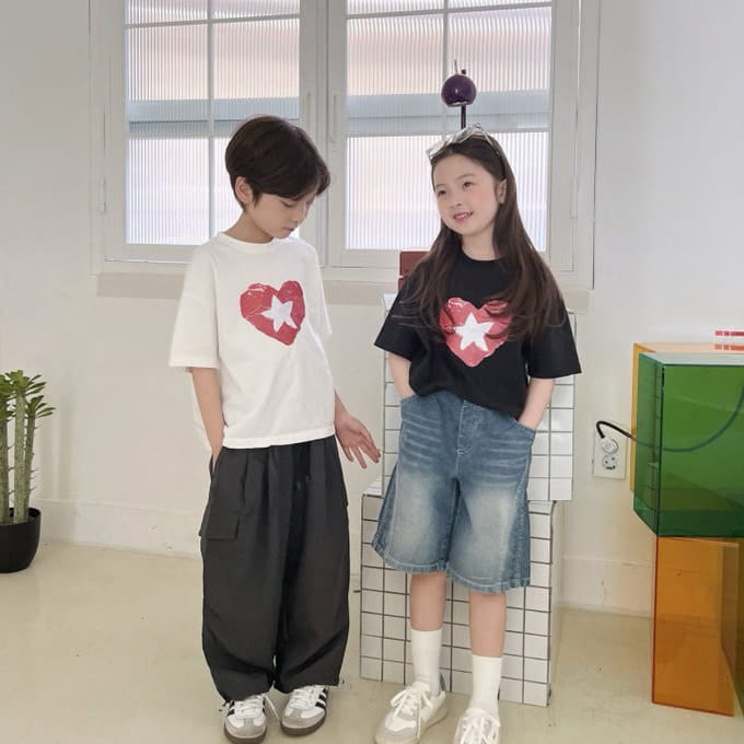 From I - Korean Children Fashion - #designkidswear - Star Heart Tee