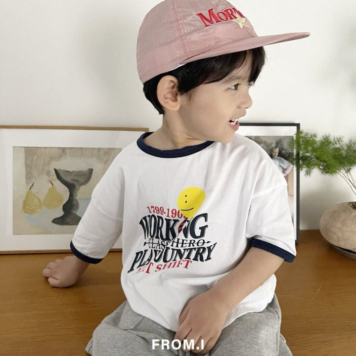 From I - Korean Children Fashion - #discoveringself - Working Short Sleeve Tee - 7